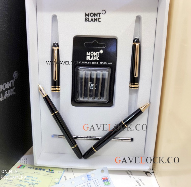 AAA Copy Montblanc Meisterstuck Fountain Pen 164 set - Rollerball and Fountain